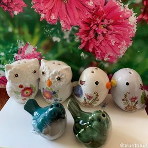 Cute Bird Salt & Pepper Shakers